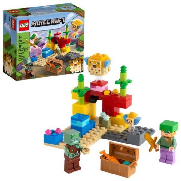 LEGO Minecraft The Coral Reef 21164 (92 Piece) NEW - Picture 1 of 6